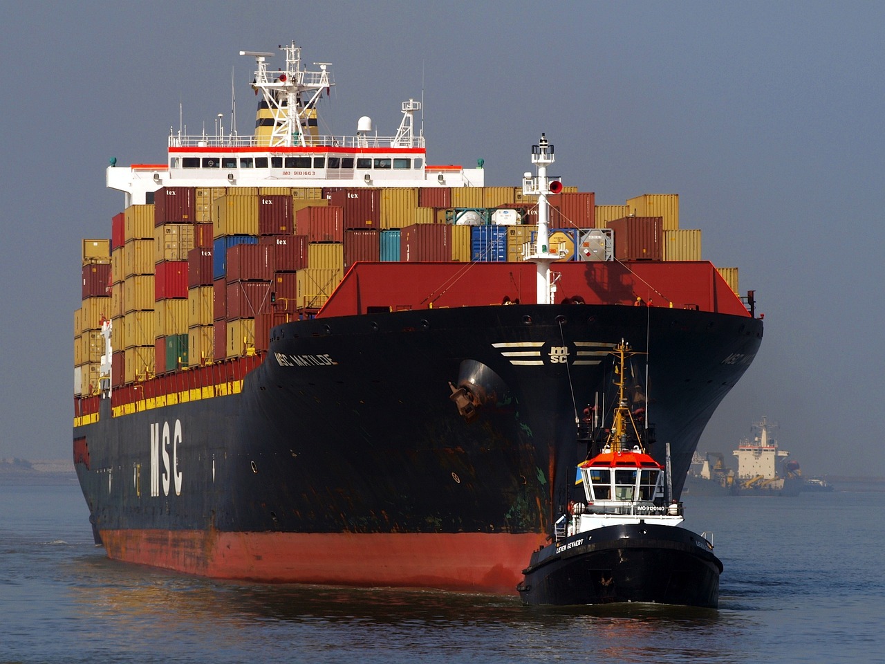 Hlavně lodní přeprava využívá přepravky. 